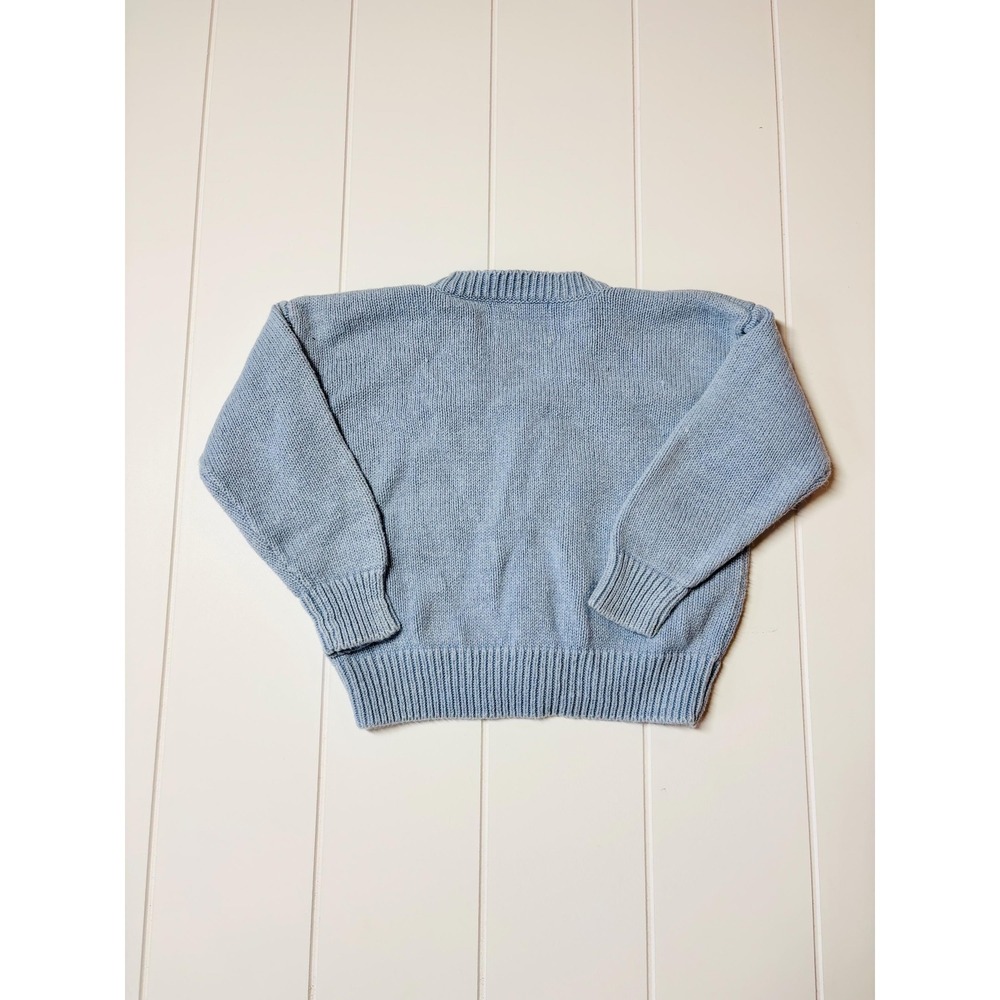 Vintage Kids Golf Theme Novelty Print Chunky Sweater Cardigan, Size 2T - Picture 7 of 11